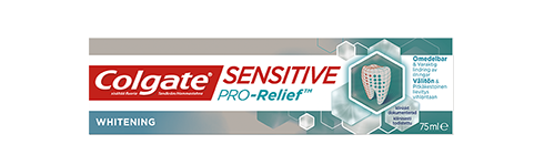 >Colgate® Sensitive Pro-Relief™ + whitening tandkräm